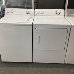 GE Washer And Dryer Set. 1 year Warranty 