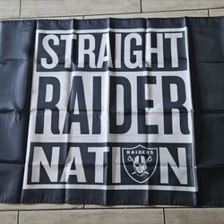 Raiders Flag 5ftx3ft $20 Firm On Price