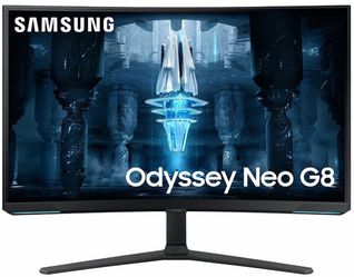 Samsung 32" Odyssey Neo G8 4K UHD 240Hz Curved Gaming Monitor