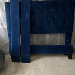 Royal Blue, Queen, Bed Frame