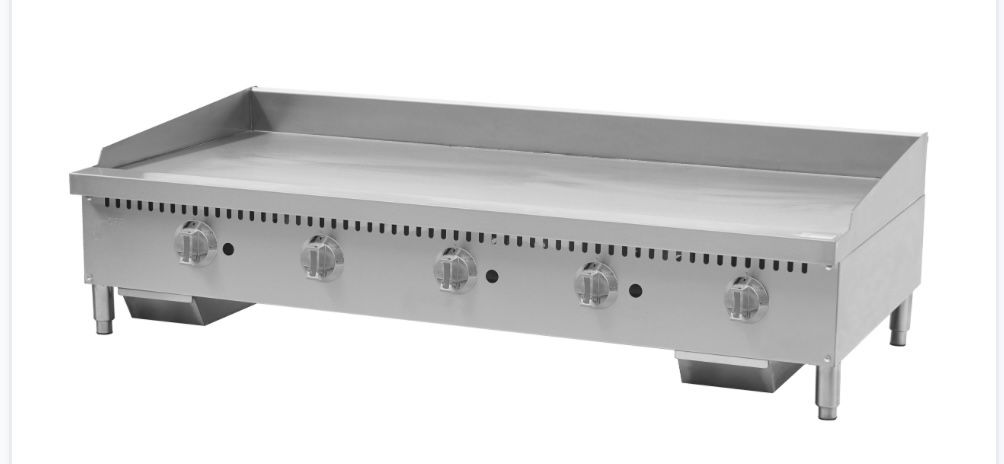 🔥Serv-Ware STGS-60 60" Countertop Thermostatic Gas Griddle, 1" Steel Plate, 150.000 BTU🔥