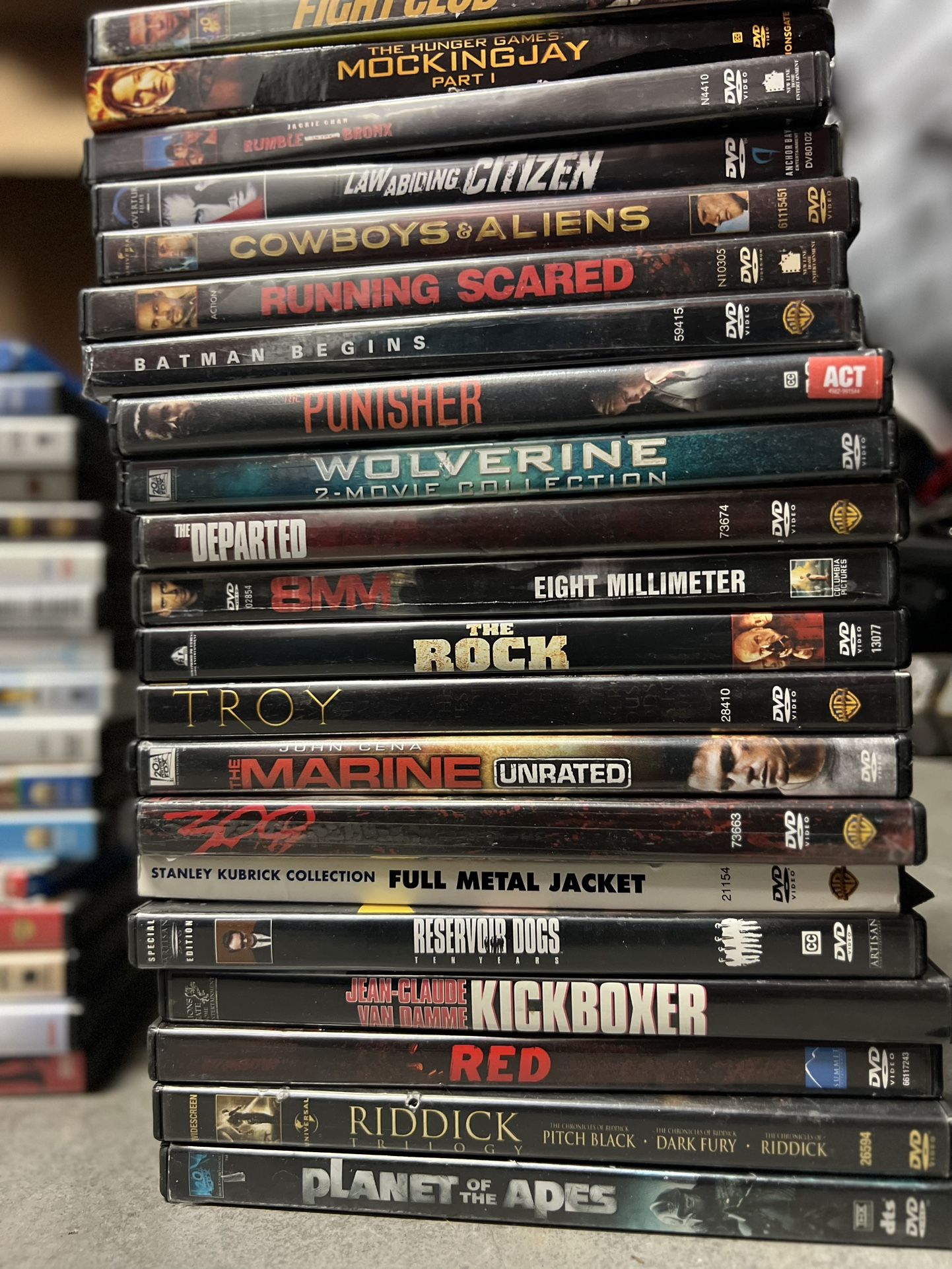 Action DVDs 