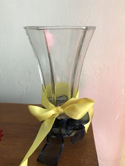 Heavy Glass Vase