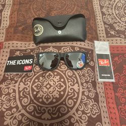 Ray Ban Justin Silver Mirror Polarized 