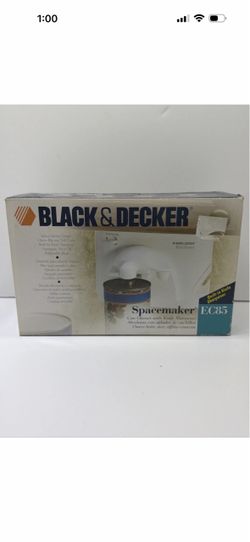 NEW BLACK+DECKER Spacemaker EC85 Under Cabinet Can Opener Knife Sharpener