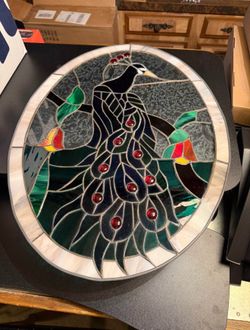 Stained Glass Peacock