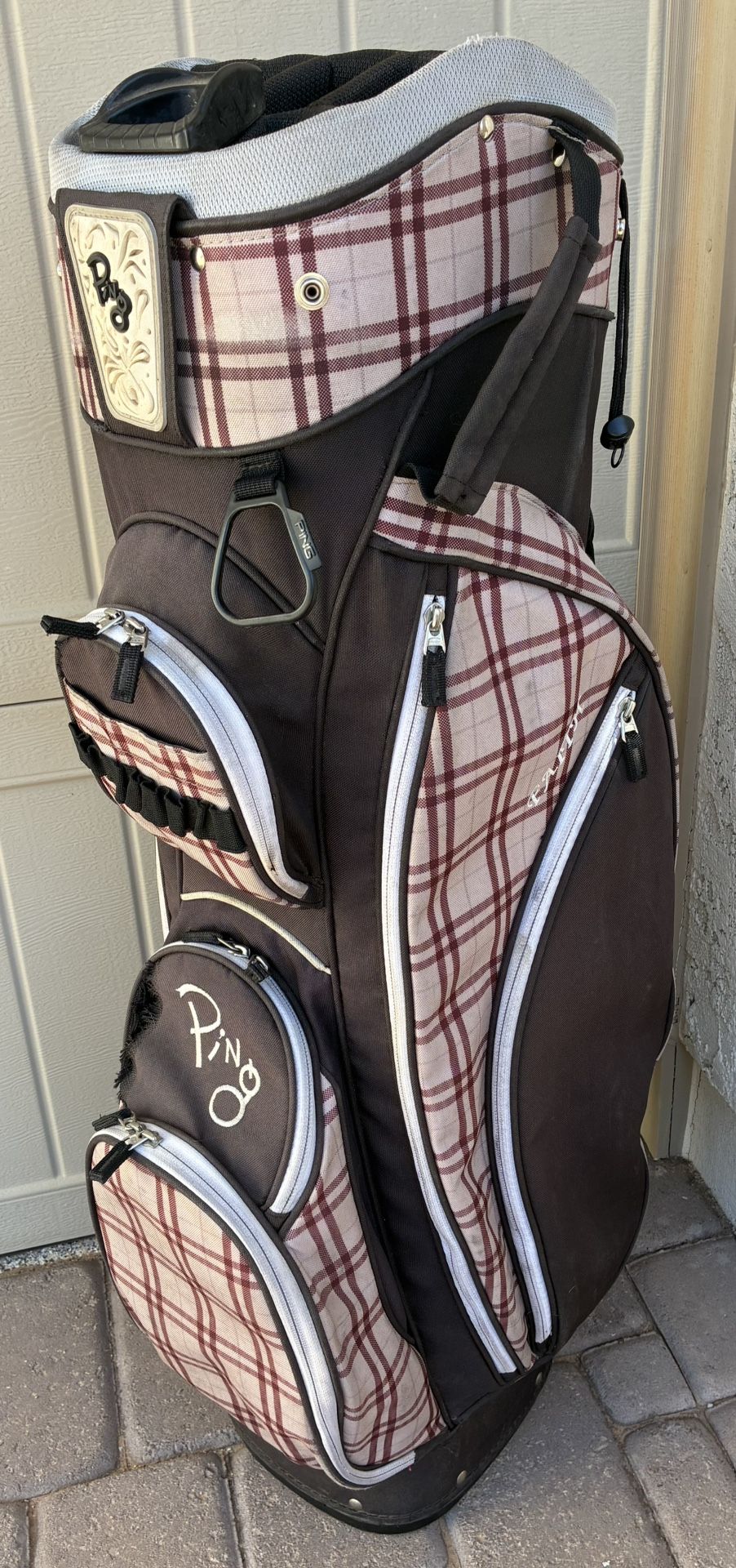 Ping Faith Plaid Golf Bag 14 Top