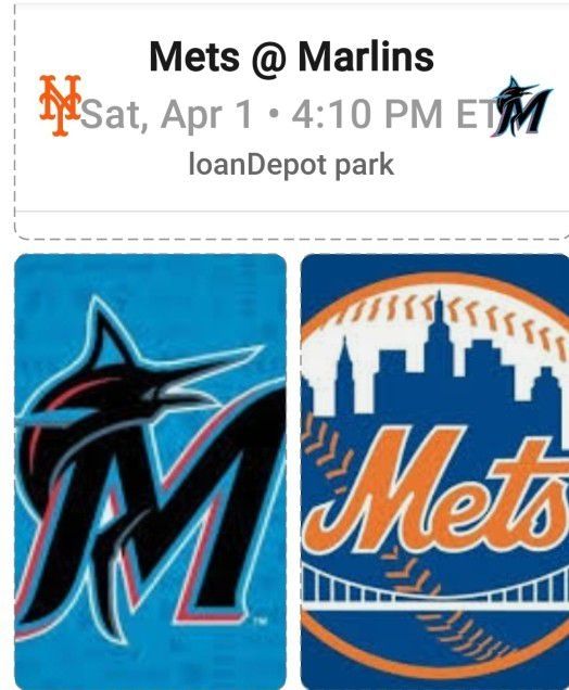 Miami Marlins Vs NY METS