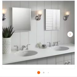 BRAND NEW BULK BUY Seasons® 16w X 26"H Recessed Mirrored Medicine Cabinet With Steel Body And Shelves - 30 Units - RETAIL: $3810