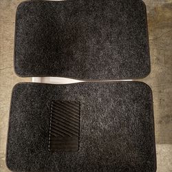 CarXS Premium Carpet Floor Mats w/ Heel Pad for Car Truck SUV 4pc Set Dark Gray