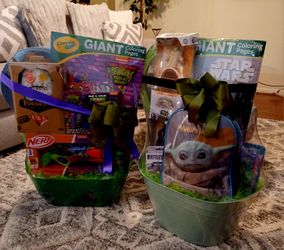 Ninja Turtles & Star Wars Easter Gift Baskets