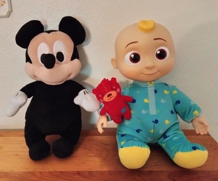 Mickey And Cocomelon Dolls