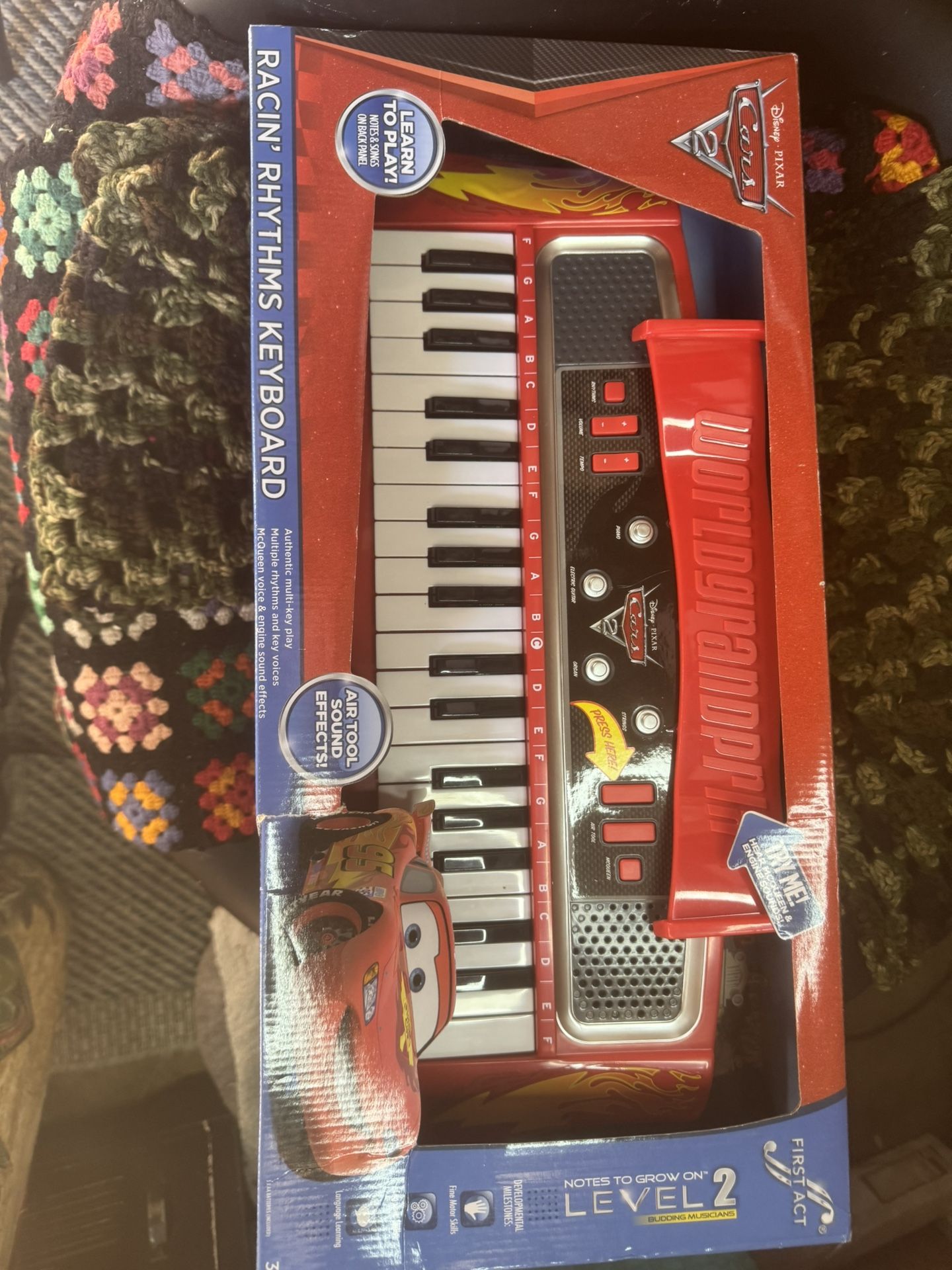 Disney Cars Keyboard  Never Opened In The Box!!! 