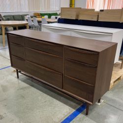 ARTICLE - Lenia 9 Drawer Dresser (WALNUT) | 🚛 WHITE GLOVE DELIVERY