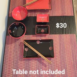 Japanese Style Sushi Set-up