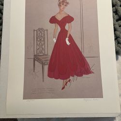 Virginia Fisher Numbered Lithograph Good Ok summertime 