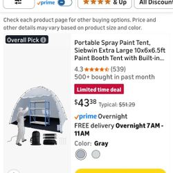 Portable Paint Tent 