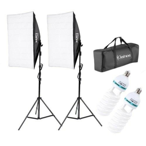 Photography Lighting Softbox Stand Photo Equipment Soft Studio Light Kit
