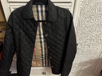 Girl’s Burberry Black Jacket-Size 14