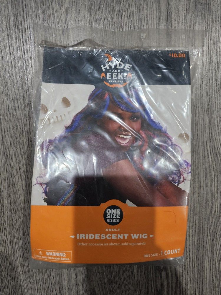 Adult Women's Iredescent Wig Costume