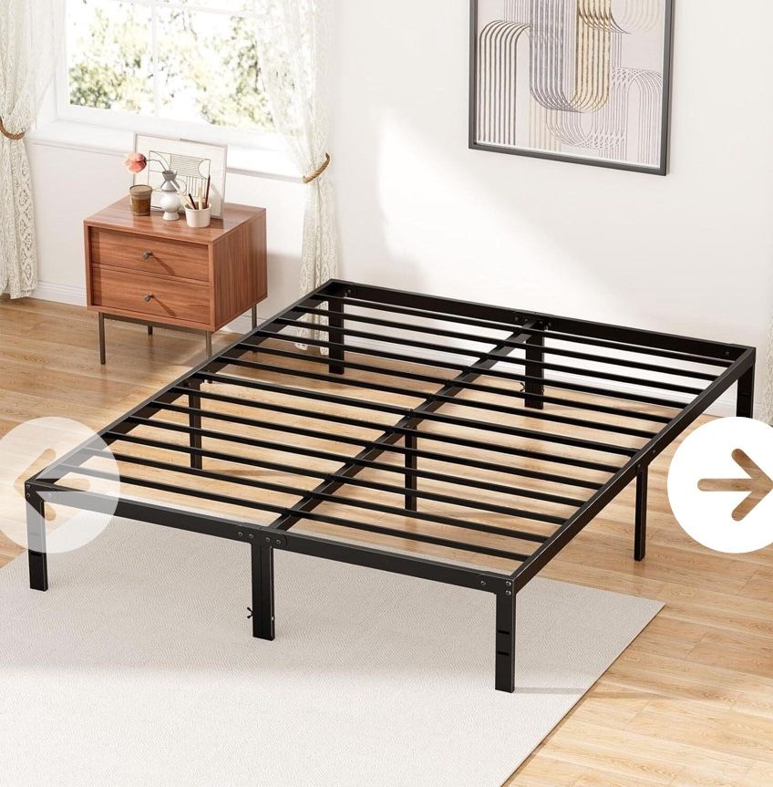 Full Size Bed Frame - Metal Platform Bed...