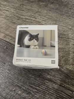 Interactive Cat Ball Toy, Smart Anti-Depression Pet Toy with Light, Bounce and Roll modes