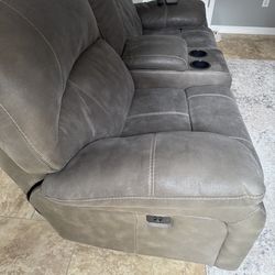 Recliner sofas, set of 2