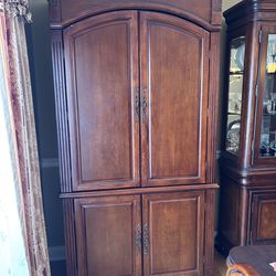 Solid Wood Entertainment Center / Wardrobe