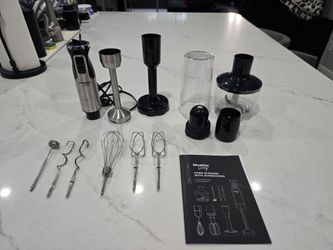 BRAND NEW Mueller Living Hand Blender Set – 7 Multipurpose Attachments