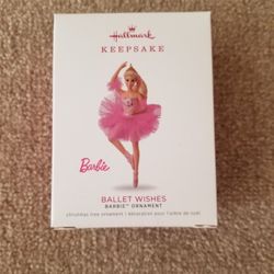2018 Hallmark Barbie Ballet Wishes Ornament