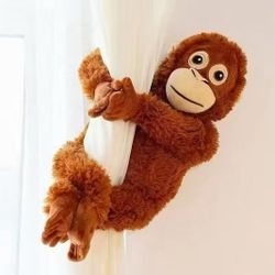 Punch Orangutan Djungeskog Brown Ikea Plush 26in Punch Monkey Plush