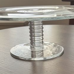 Tiffany & Co. “Mesa” Crystal Cake Stand