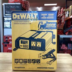 DEWALT 1000-Watt Portable Car Power Inverter with Triple USB Ports