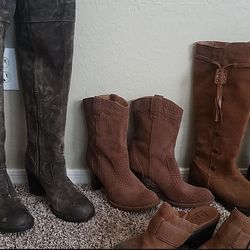 BORN Suede Leather Boots