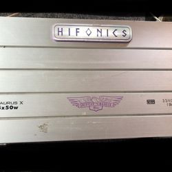 HIFONICS AMPLIFIER TAURUS X