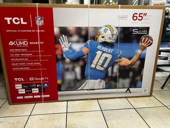 65” Smart TV brand  TCL 4K UHD