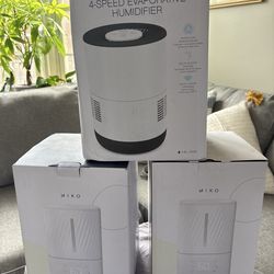 NEW - Humidifiers Bundle – Miko Myst + Pure Enrichment MistAire Eva (3 Units)