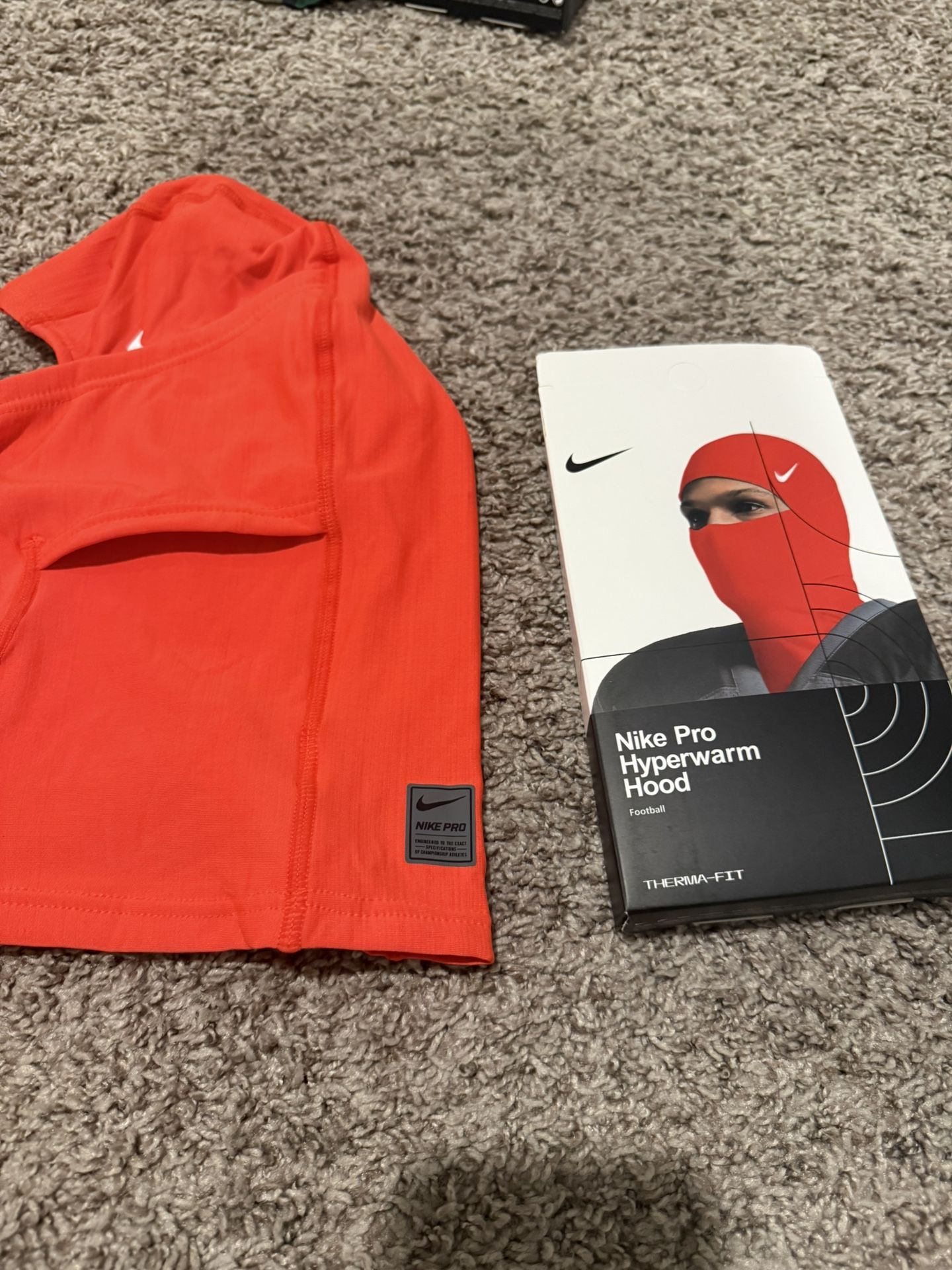 Orange Nike Ski Mask