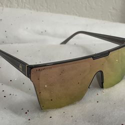 Heatwave Clarity Sunglasses Quartz Rose Gold Lens