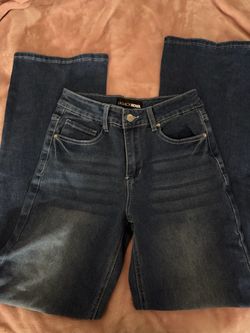 Fashion Nova Dark Wash Flare Jeans