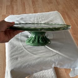 Green Cake Stand