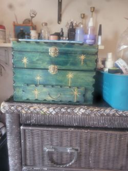 Hand-Painted Jewelry/Trinket Box