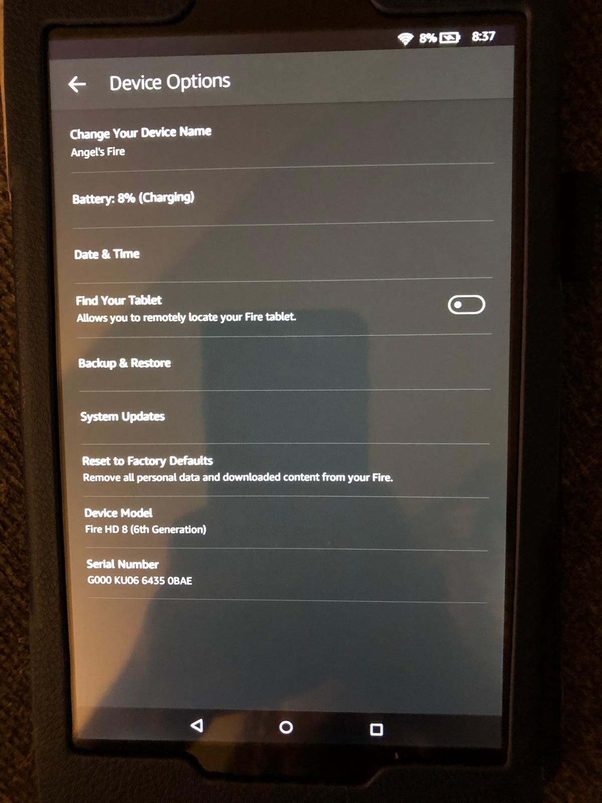 Amazon kindle fire