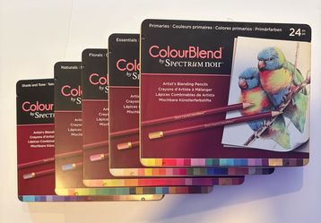 Crafter’s Companion Spectrum Noir entire 5 sets of ColourBlend Colored Pencils