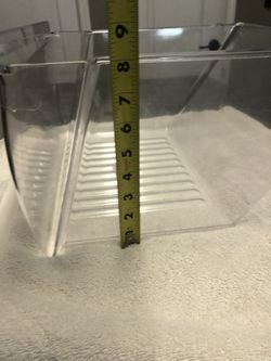 Frigidaire refrigerator clear crisper bin pn 2403512