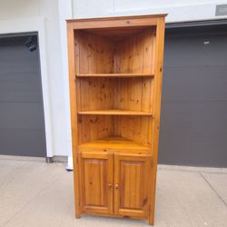 vintage corner furniture cabinet used