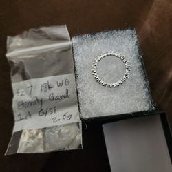 18k Eternity Ring With Natural Diamonds 1 Ct