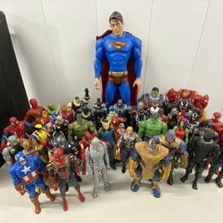 12 Inch Marvel And DC Action Figures 