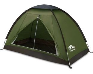 Night Cat Backpacking Tent for One 1 to 2 Persons Lightweight Waterproof Camping Hiking Tent for Adults Kids Scouts Easy Setup Single Layer 2.2x1.2m