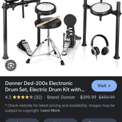 donner ded-200x drumkit 